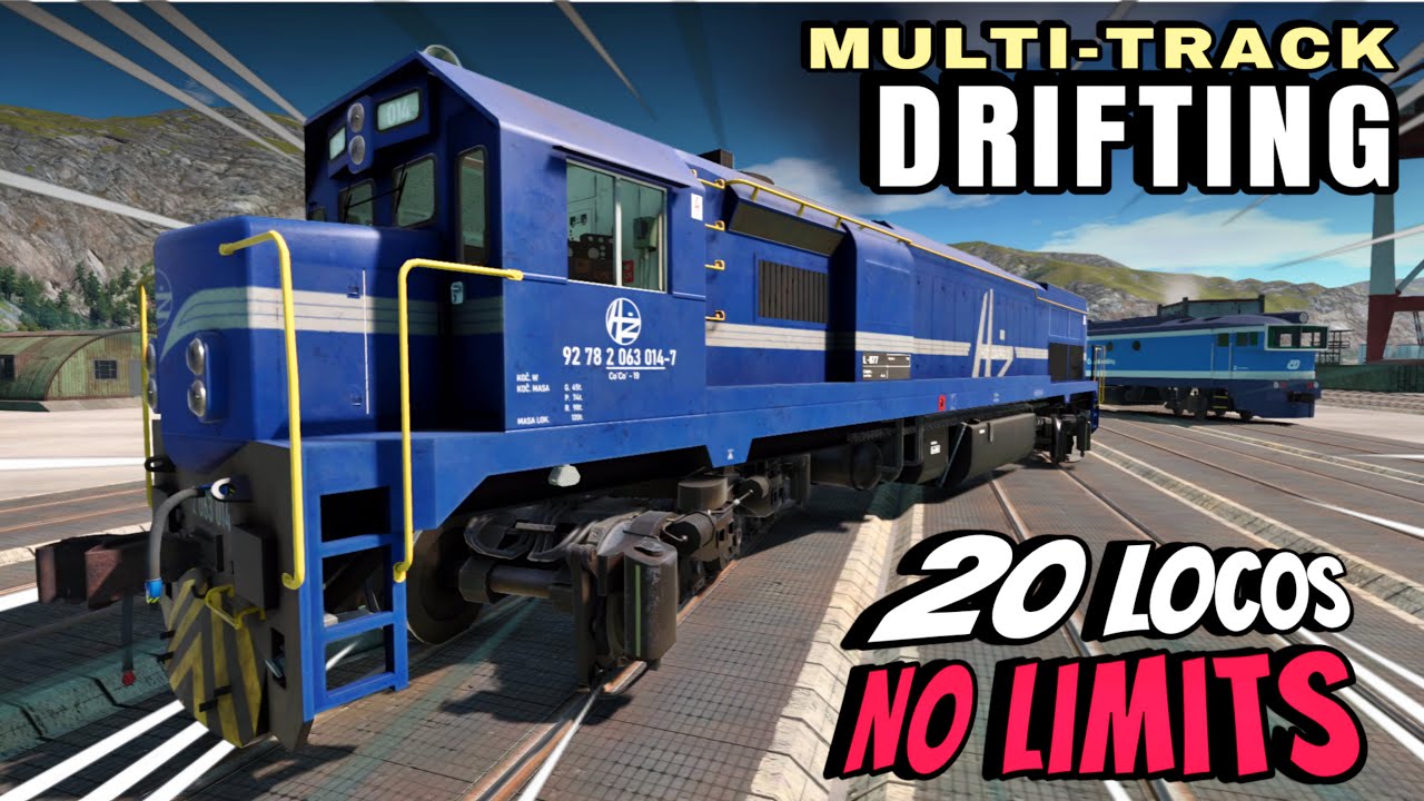 Loco Test | MULTI-TRACK DRIFTING in Derail Valley - All 20 Locos