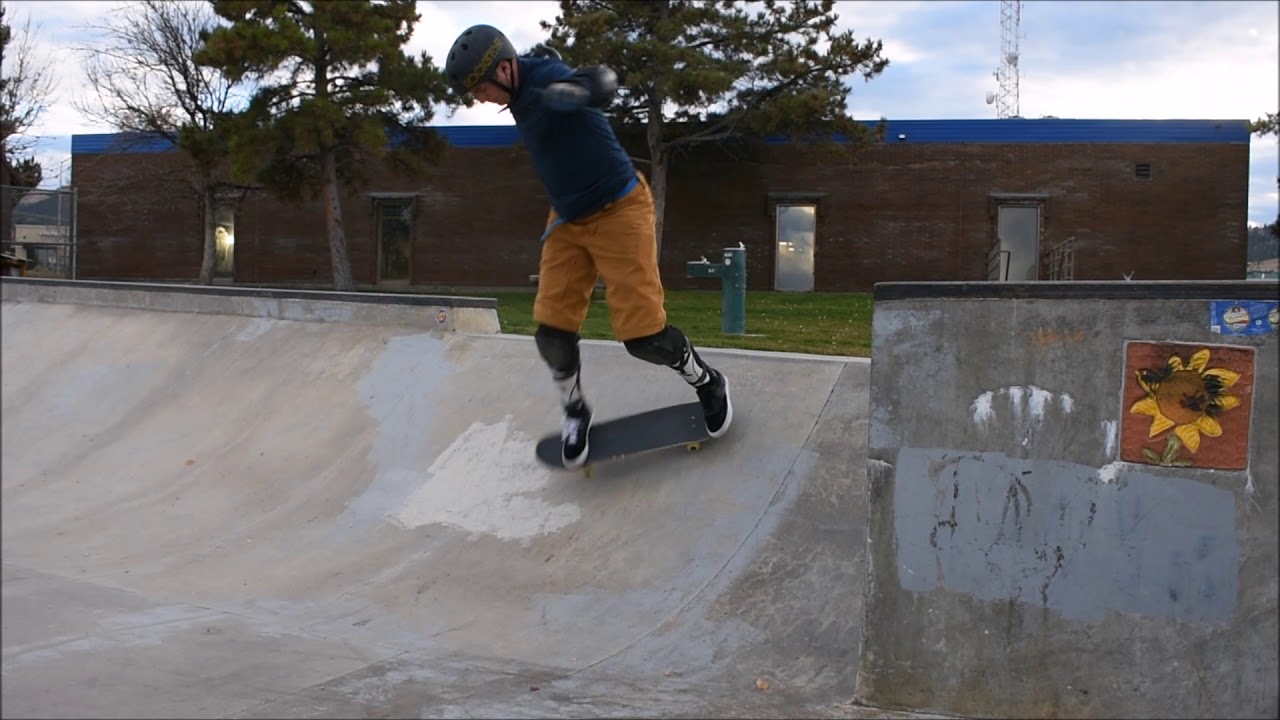 Backside Rock N Roll On Larger Ramp - 11 Months Skateboarding