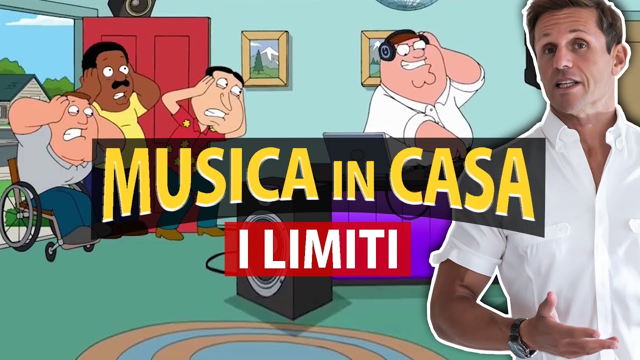 RUMORI e MUSICA in casa: LIMITI | Avv. Angelo Greco