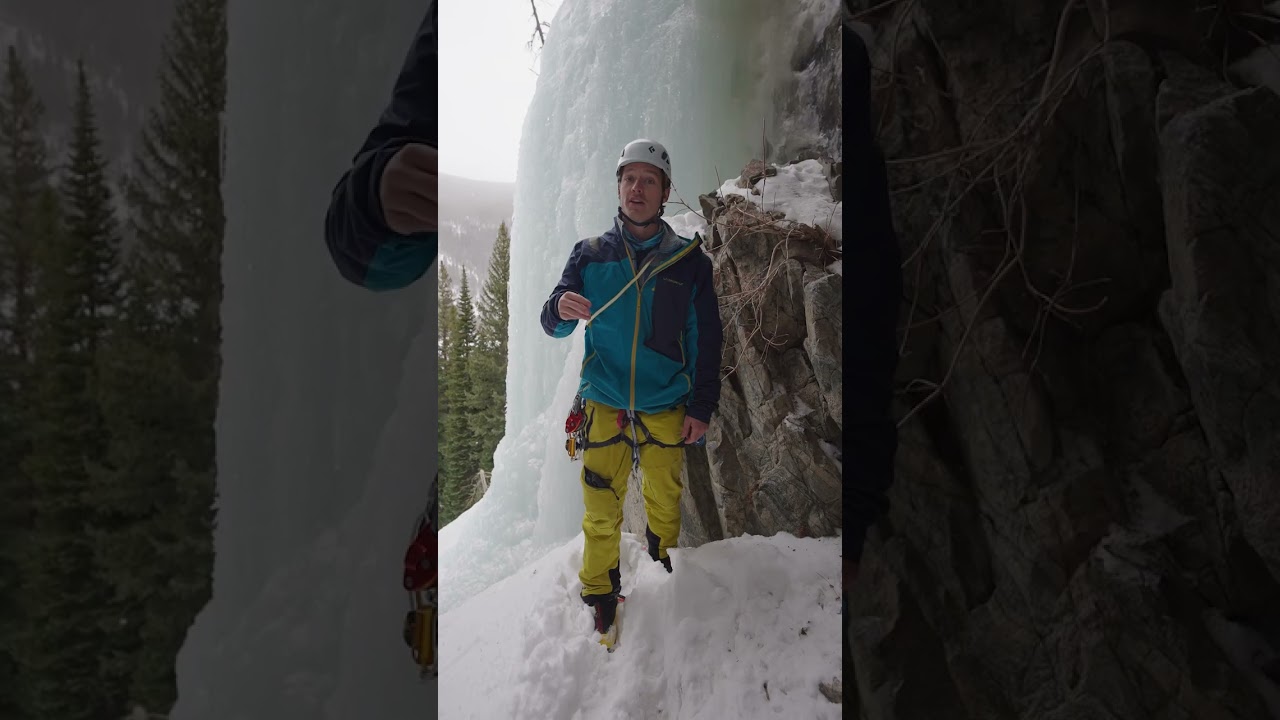 Ice climbing is wild!! Here are FOUR TIPS for how to film frozen waterfalls