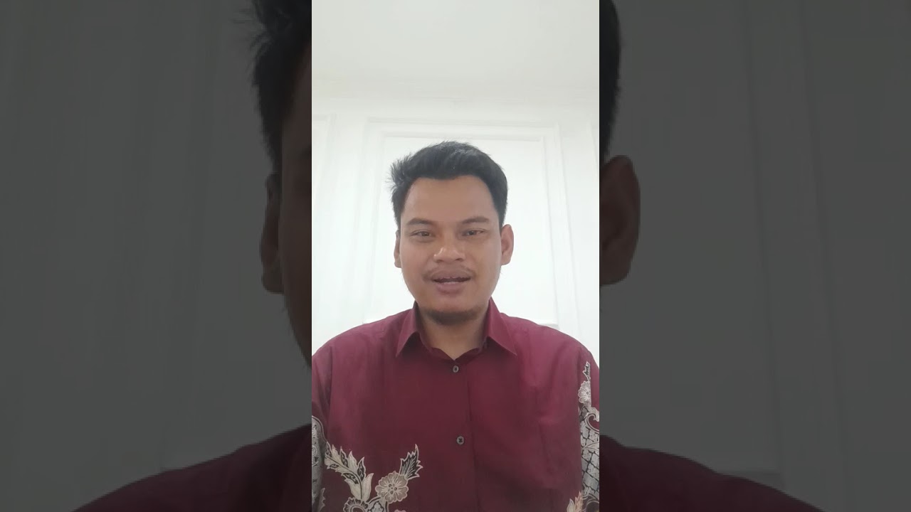 Vidio Sapaan  Tutor  UT Oleh Aliyudin, SH., MH. Mata Kuliah Hukum Islam dan Acara Peradilan Agama