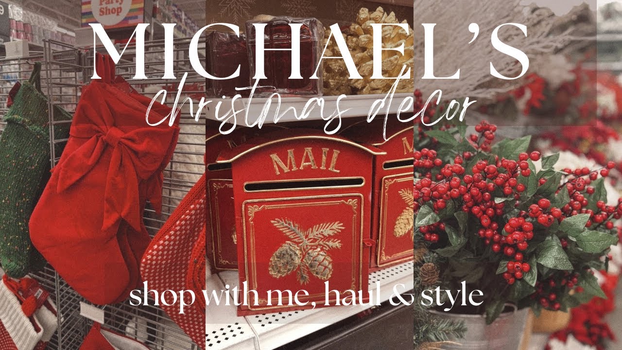 MICHAELS CHRISTMAS DECOR 2025 SHOP WITH ME & HAUL | BEST HOLIDAY FINDS & STYLING TIPS ON A BUDGET