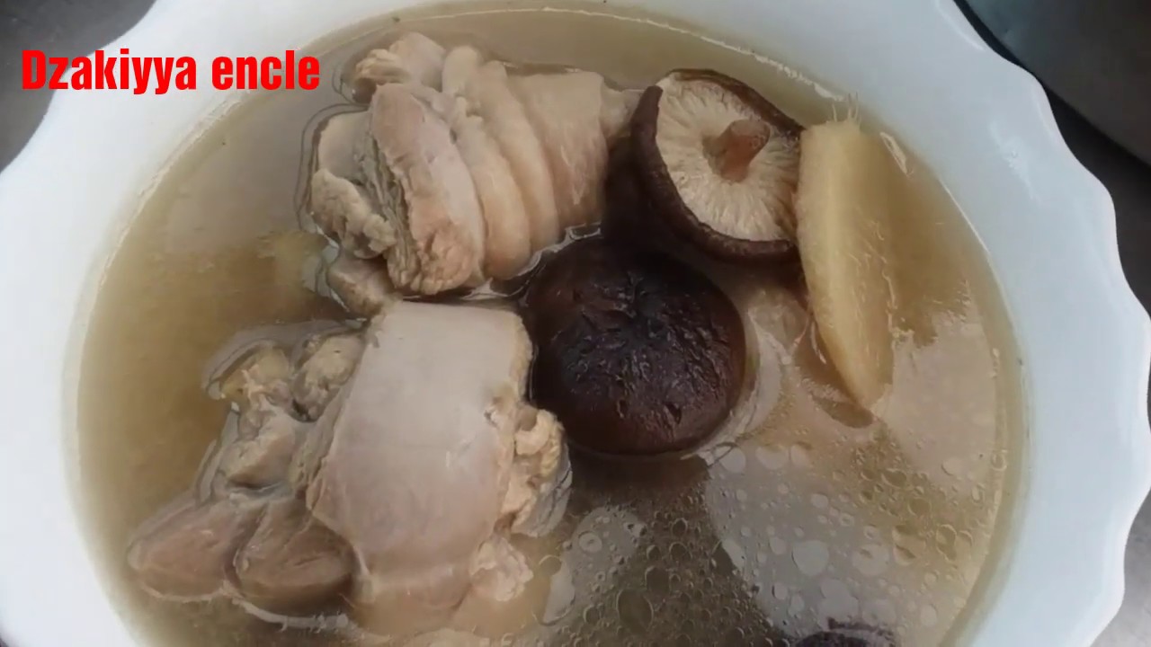SUP AYAM JAMUR KERING ( CIROU  SIANGKU THANG ) ALA MASAKAN TAIWAN | by. Dzakiyya encle