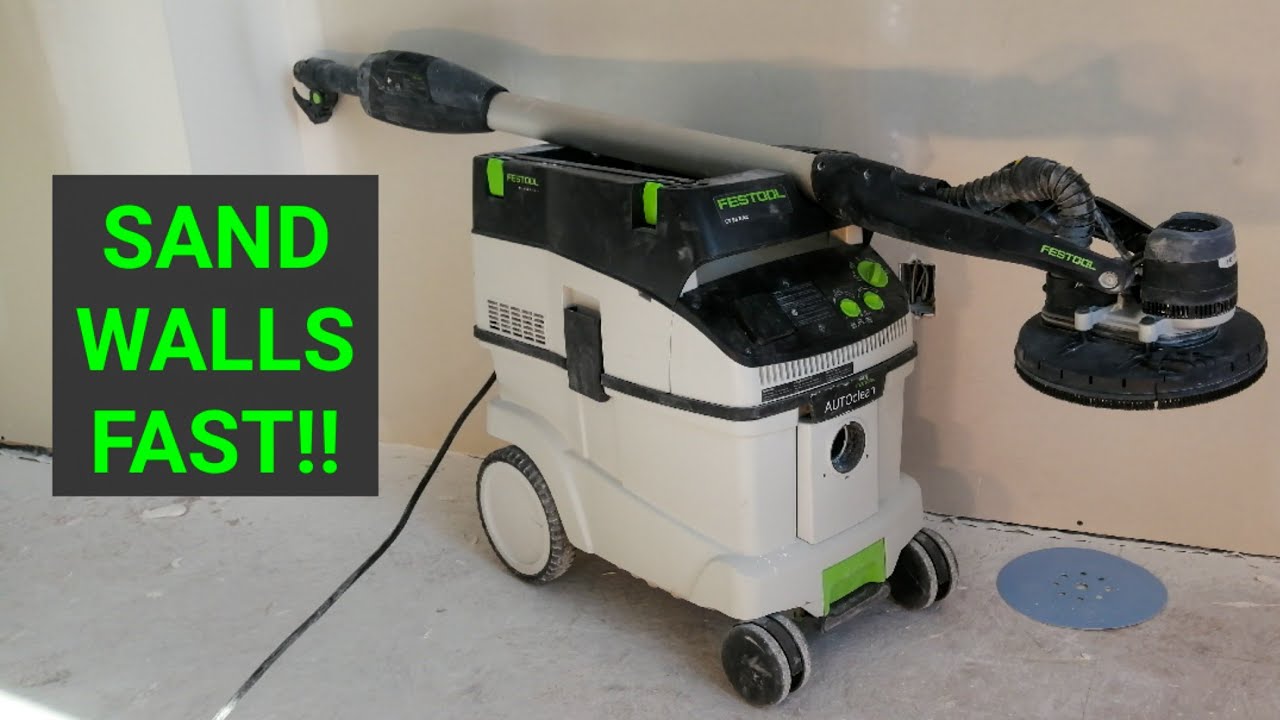 Sanding Drywall with the Festool Planex