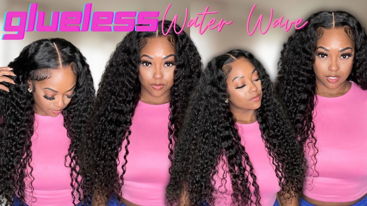 The BEST Gluless Water Wave wig on the Market!! Don't miss out on this! Install ft. ISEE Hair