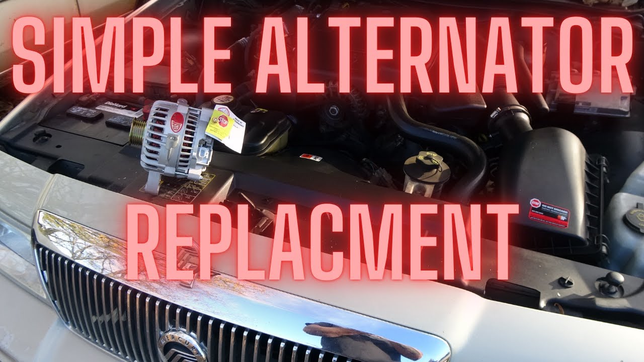 Grand Marquis Crown Victoria Alternator Change