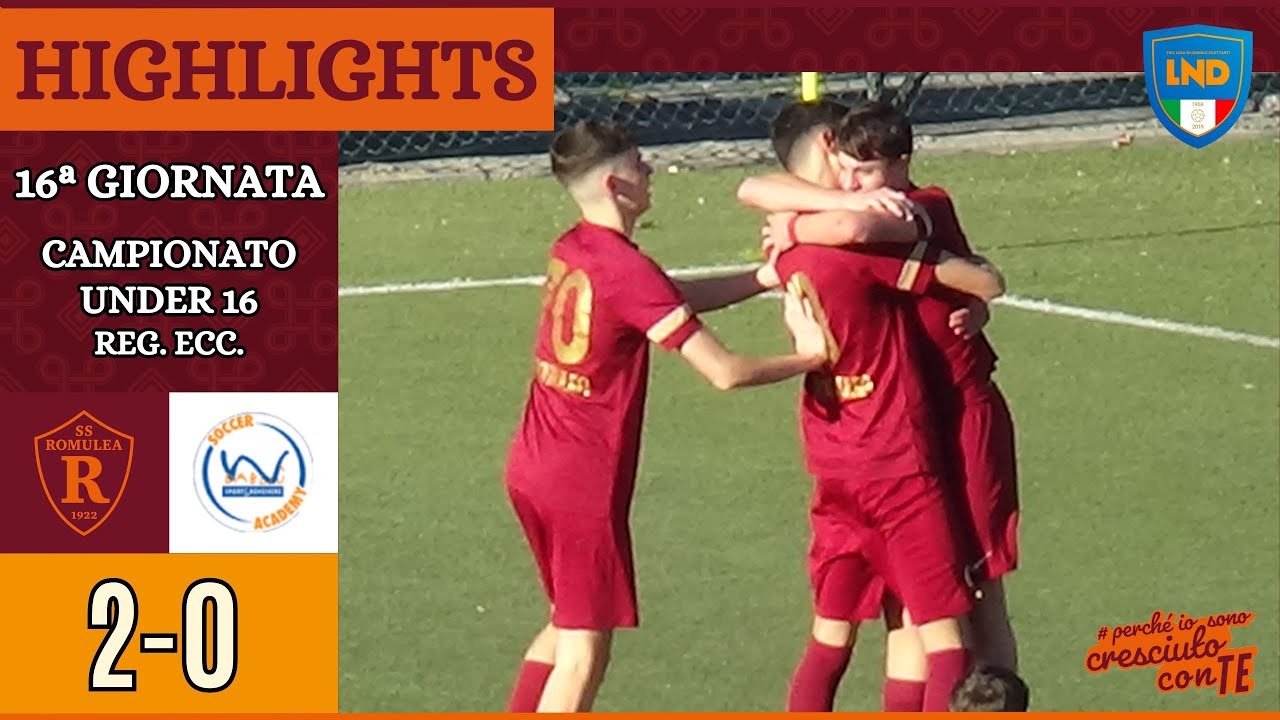 Romulea - Dabliu New Team | GOAL e HIGHLIGHTS XVI giornata Under 16 Reg. Ecc.