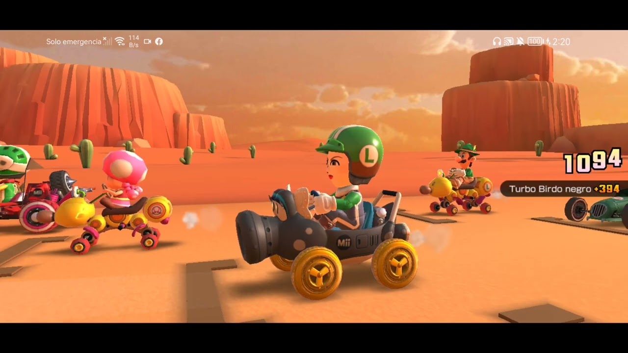 Temporada de Mario kart tour espacial tour Copa 12 pista 1-4