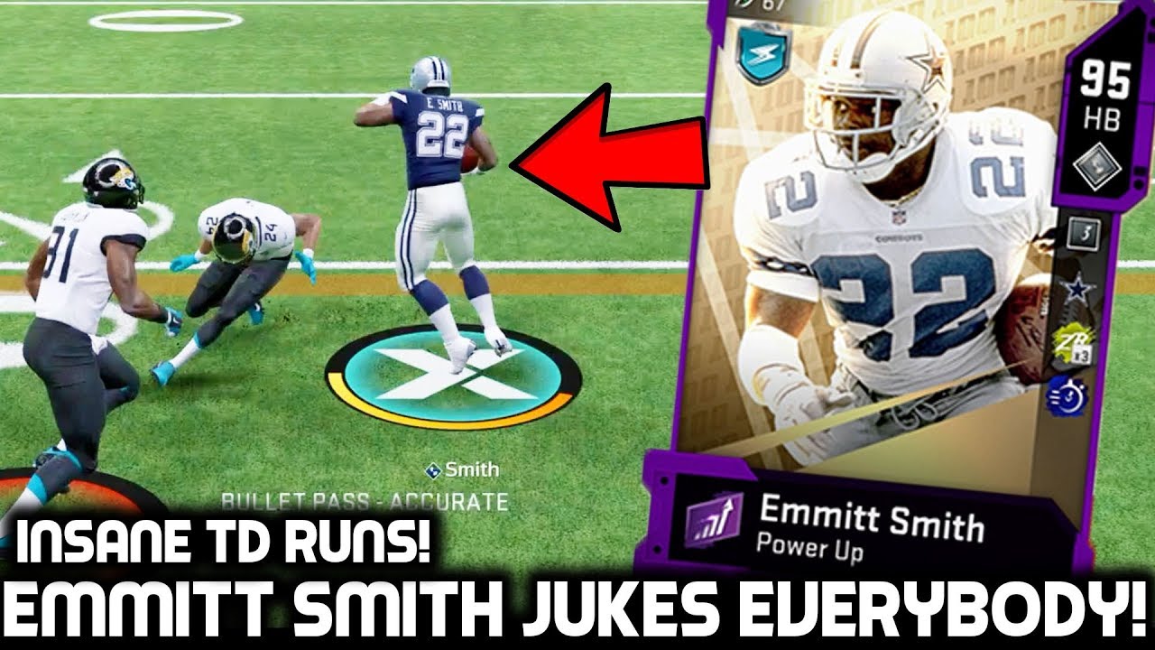 EMMITT SMITH EMBARRASSES DEFENDERS! JUKING OUT EVERYBODY! Madden 20 Ultimate Team