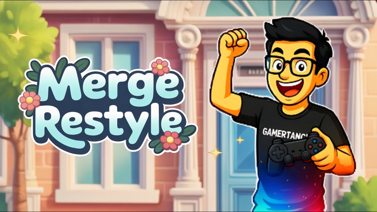 Merge Restyle 🎨 Stylish Home Makeover | Puzzle Merge Challenge 🧩
