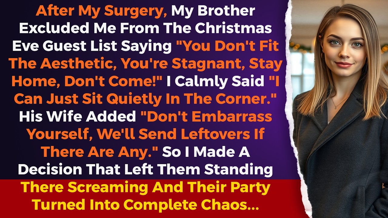 After My Surgery My Brother Excluded Me From Christmas Saying 