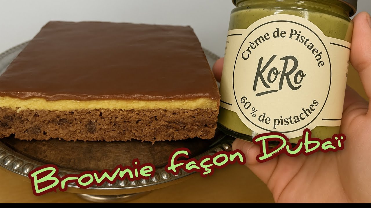 Comment faire un brownie façons dubaï avec la crème de pistache KoRo une tuerie !!!