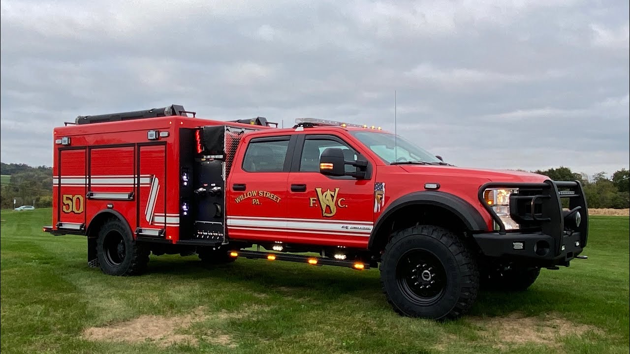 Ford Super Single Lifted Mini Pumper, Уиллоу-стрит, ФД | Vengeant Apparatus