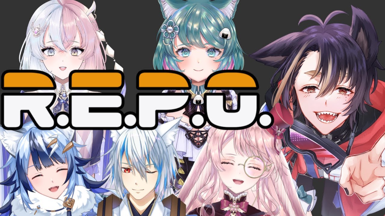 【R.E.P.O.】久しぶりすぎて全然覚えてなくてマズイ【花梛代しば/花梛代桜蘭/月夜々/まめごはん/柳ゆぅ/白狼陽花】