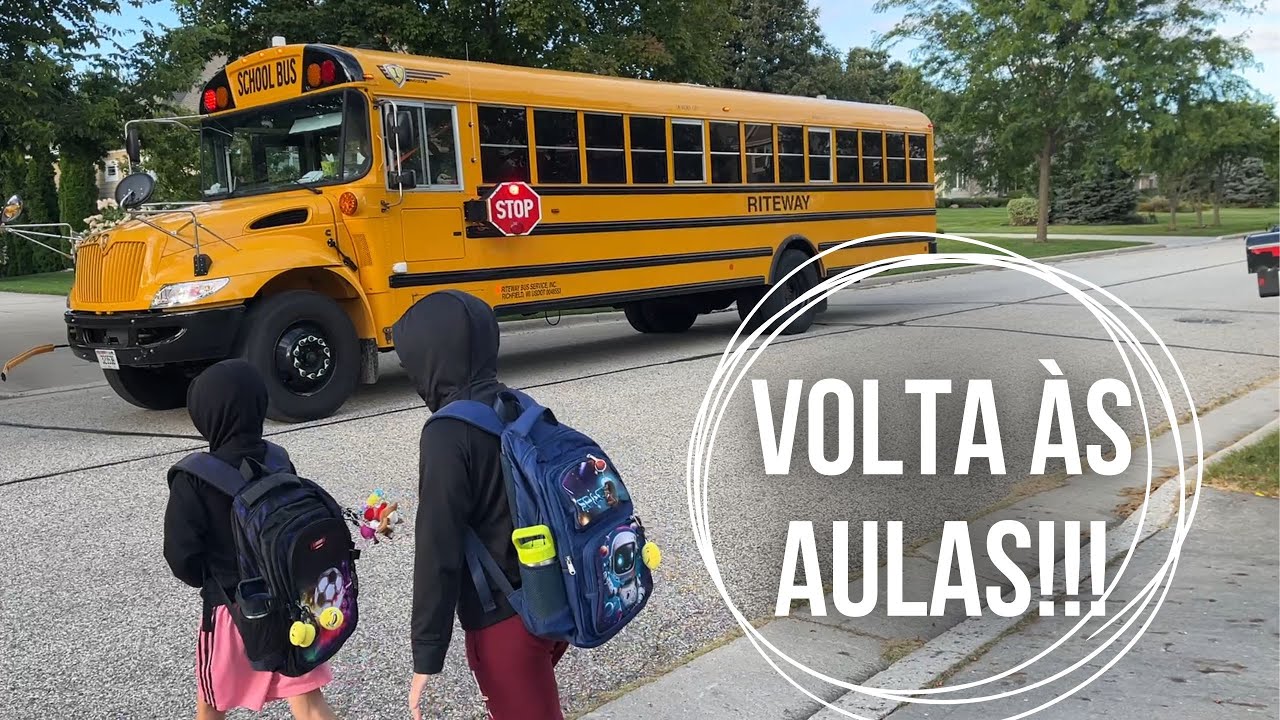 PRIMEIRO DIA DE AULA dos meus host kids!!! | AU PAIR