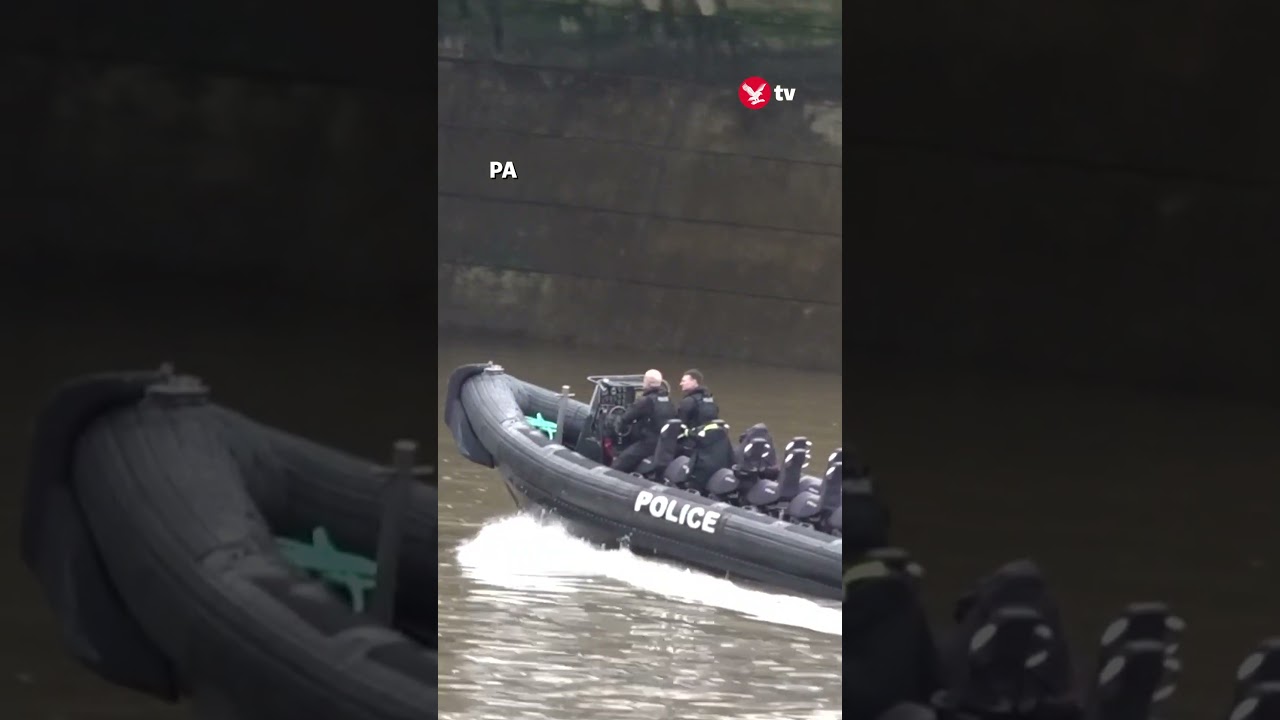 Police search River Thames for chemical attack suspect Abdul Ezedi #shorts