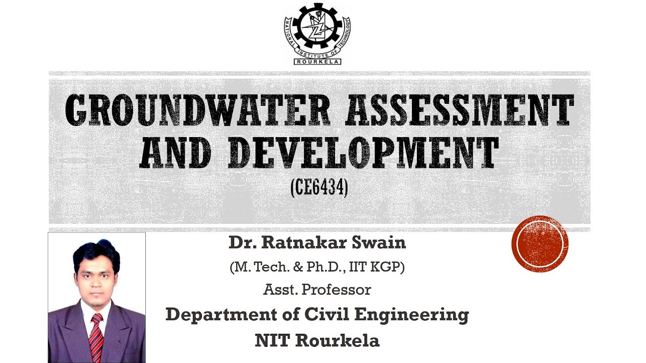 GWAD Lecture 26: Subsurface investigation of groundwater