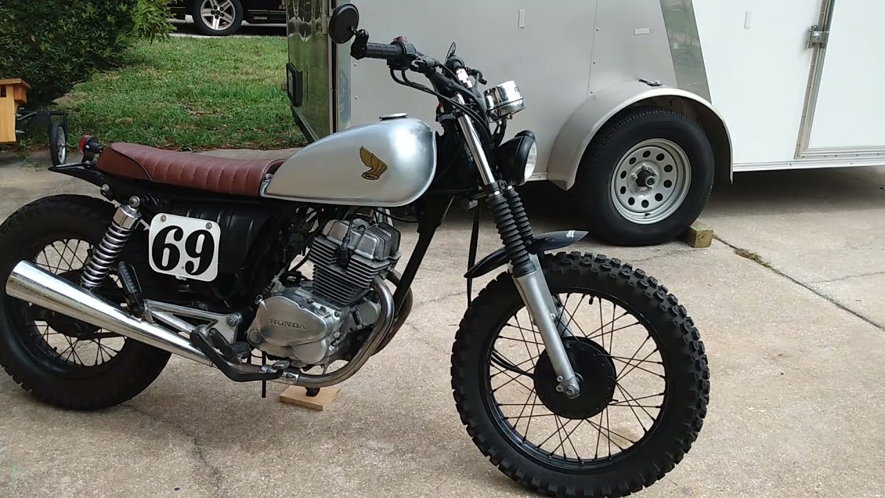 CB 250 Nighthawk Scrambler Build Under $500 Walk Around and Sound
