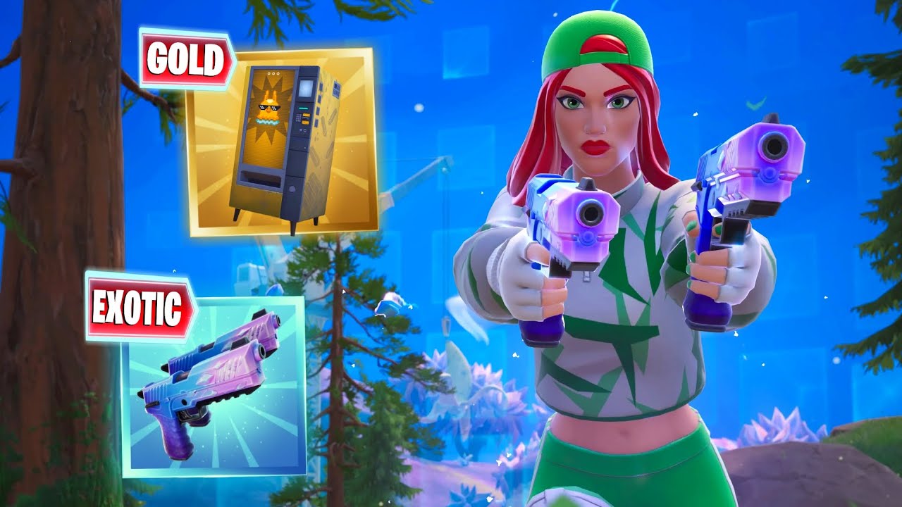 Buying OP Mythics & Hop Rock Dualies! (Fortnite Vending Spree Wild Week)