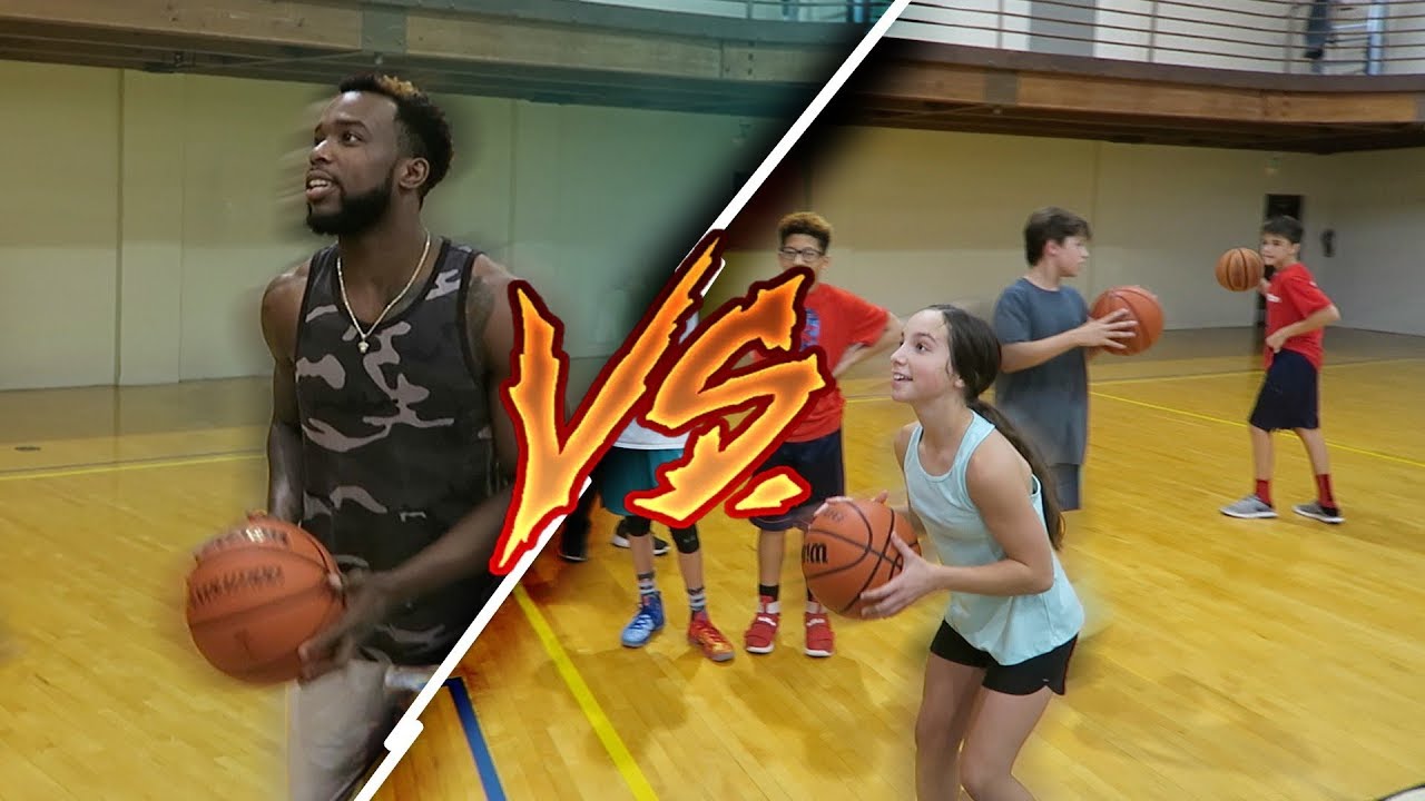 GETTING CHALLENGED BY A 13 YEAR OLD FEMALE SHARP SHOOTER FOR PAIR OF SNEAKERS
