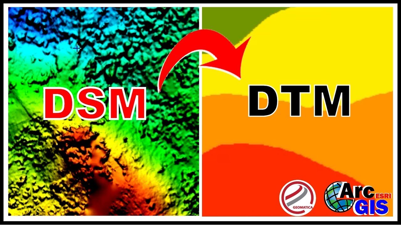 Cara Mudah Mengubah Data  DSM ke DTM menggunakan PCI Geomatica