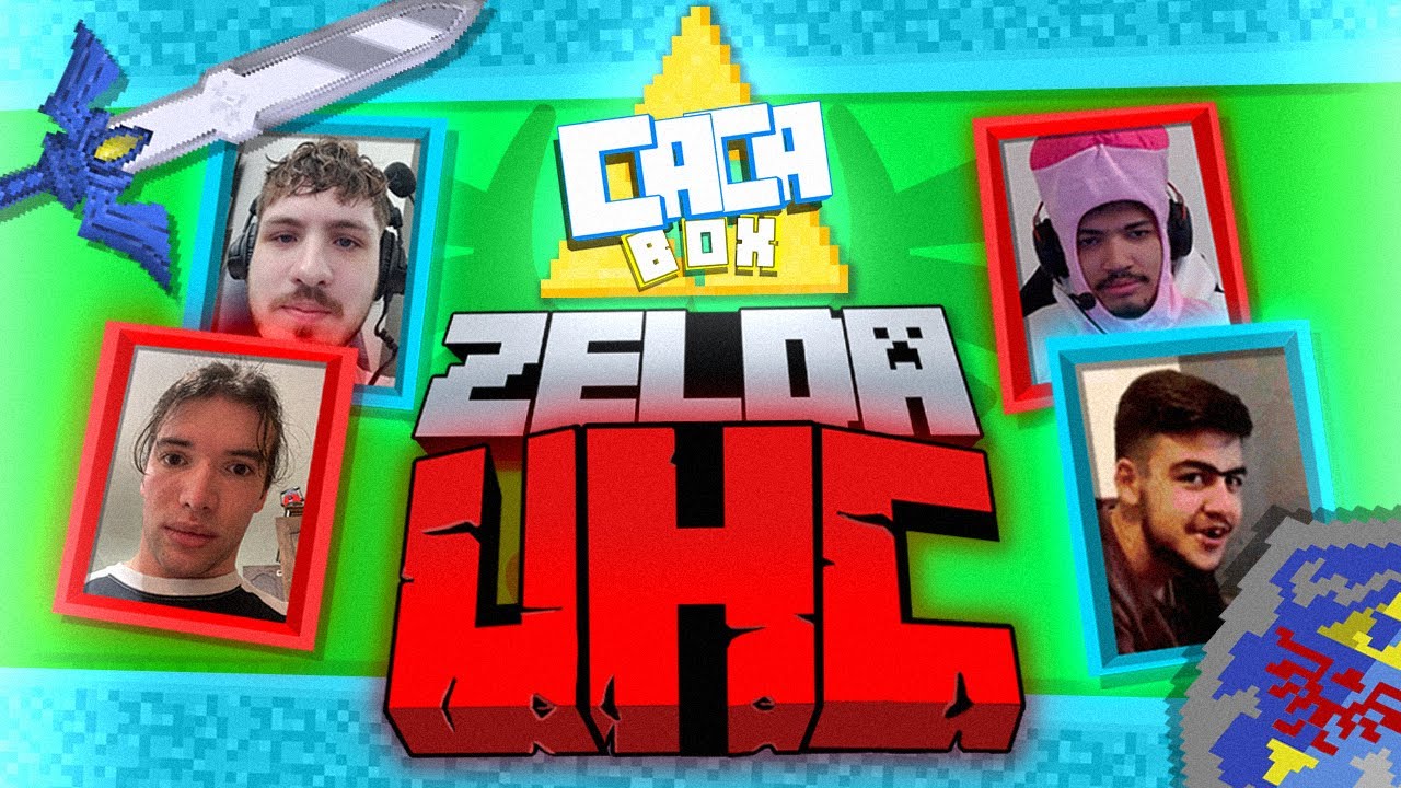 VOD // Minecraft UHC Zelda - Team Terracid, Potatoz, Tibro