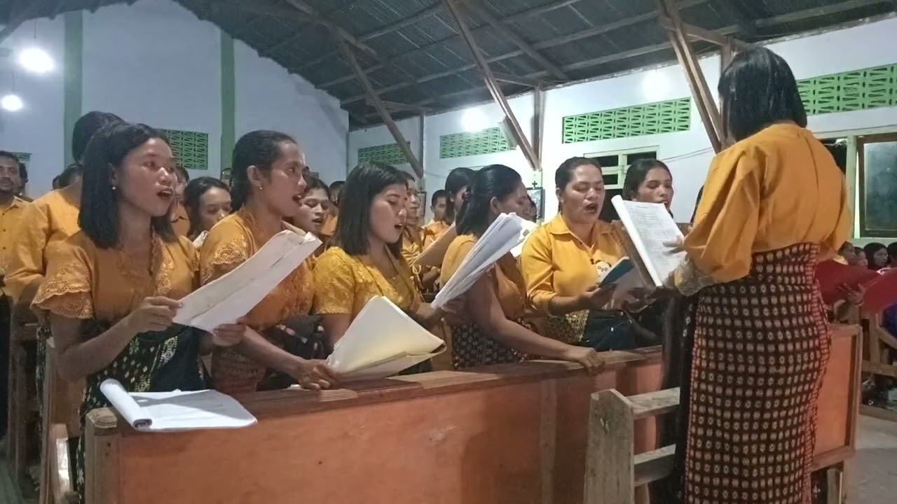 Kami Datang Bawa Hati Riang-Wilayah Jengok-Stasi Longko-Paskah 2024