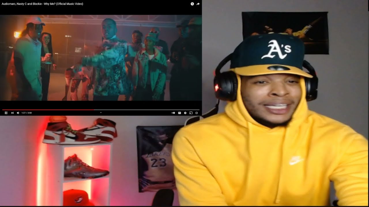 WAHHHHHH!! AUDIOMARC x NASTY C x BLXCKIE - WHY ME? (REACTION)