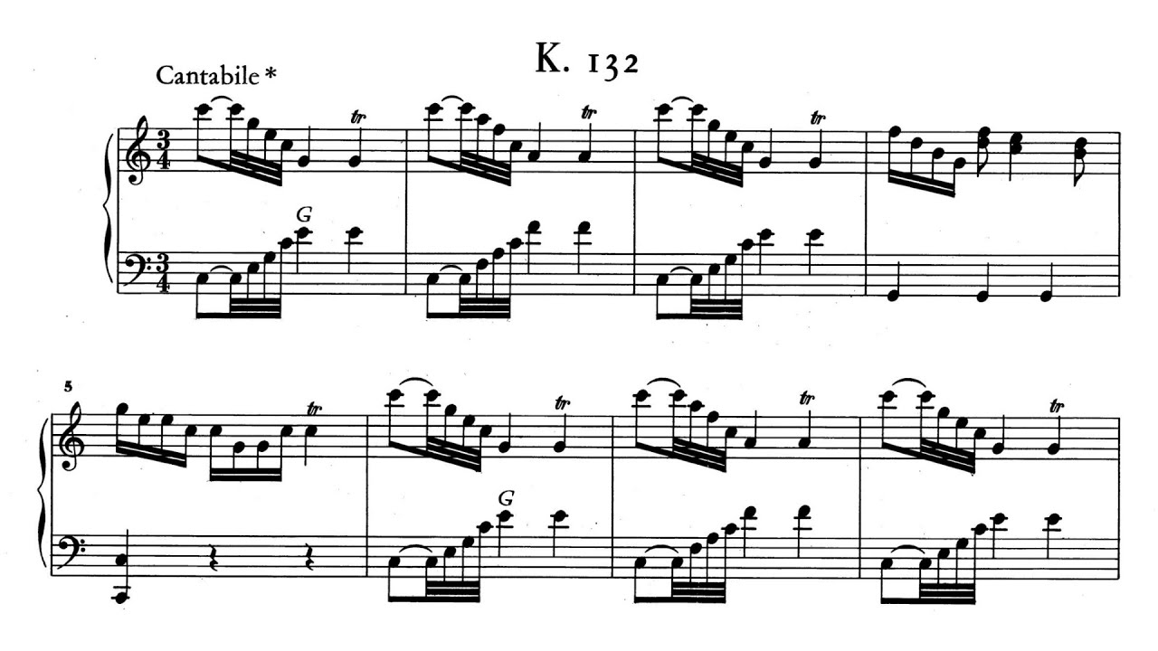 Scarlatti: Keyboard Sonata in C major, K.132