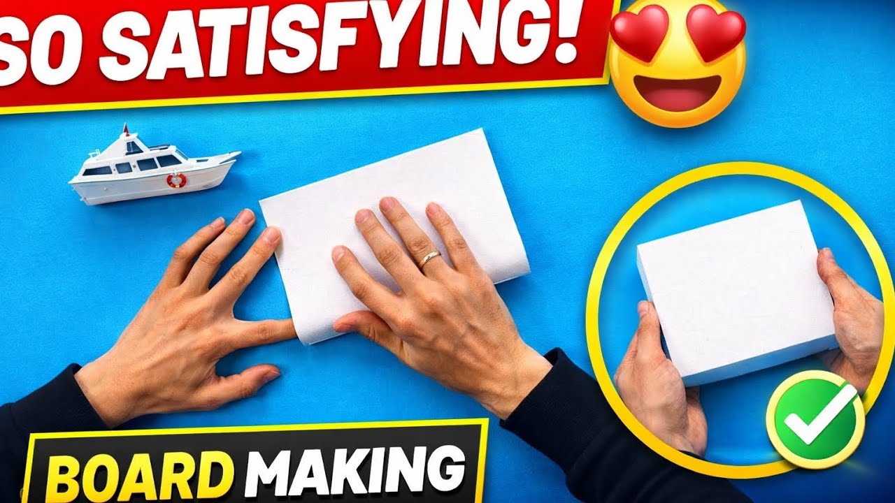 DIY Board Making Step by Step | Relaxing Video A4 paper 📜