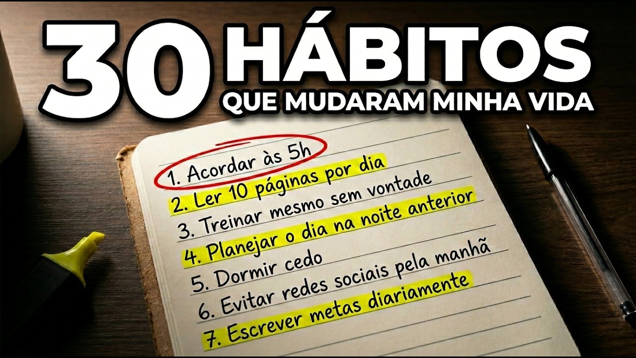30 Hábitos Pequenos Que Mudam Sua Vida em Silêncio