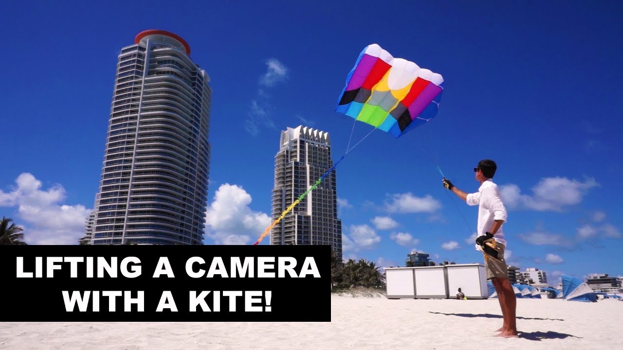 How to lift a camera with a kite! (Kite Aerial Photography)