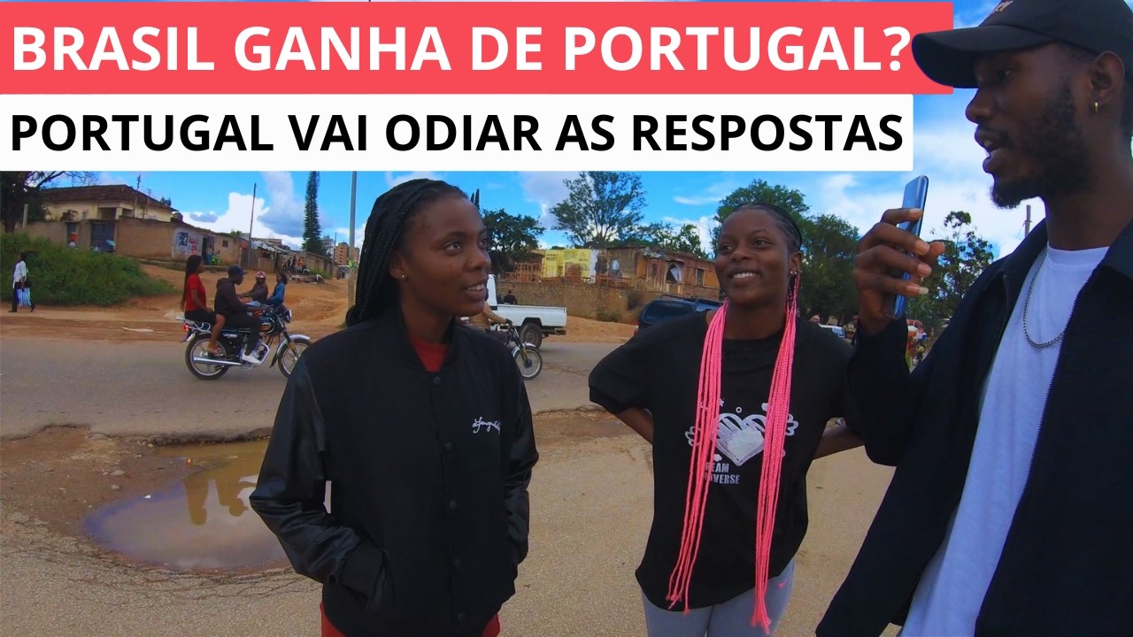 SOTAQUE BRASILEIRO VS PORTUGUÊS  QUAL OS ANGOLANOS PREFEREM (RESPOSTAS INESPERADAS)
