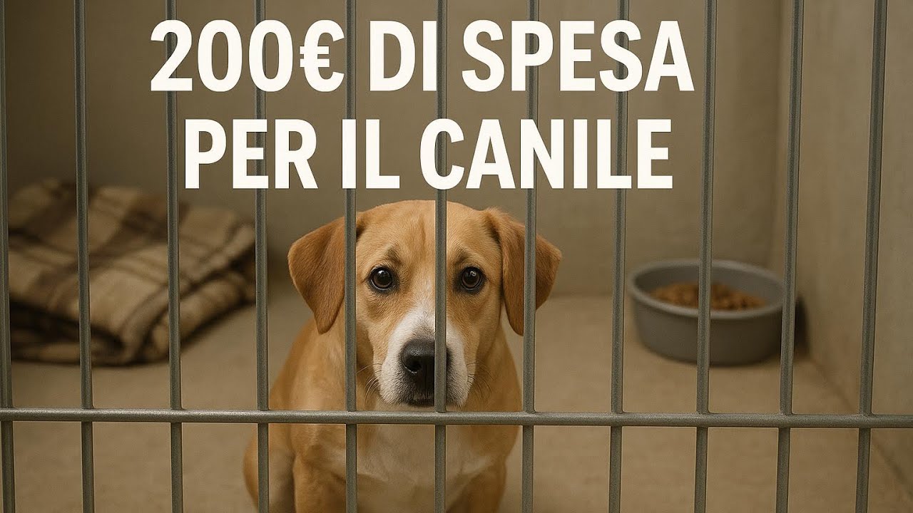 200€ DI SPESA PER CANI E GATTI DEL CANILE