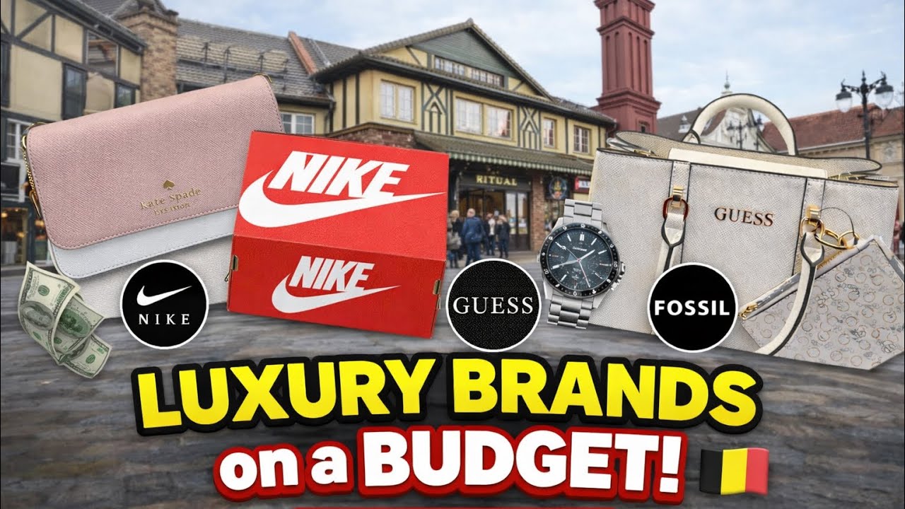 Luxury Brands on a Budget 🇧🇪 | Massmechelen Village Shopping Vlog (50–70% OFF!)