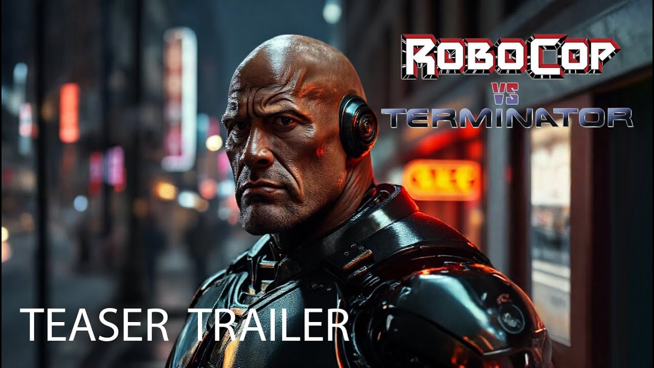 RoboCop Vs. Terminator | Dwayne Johnson Trailer also starring Dave Bautista, John Cena #robocop