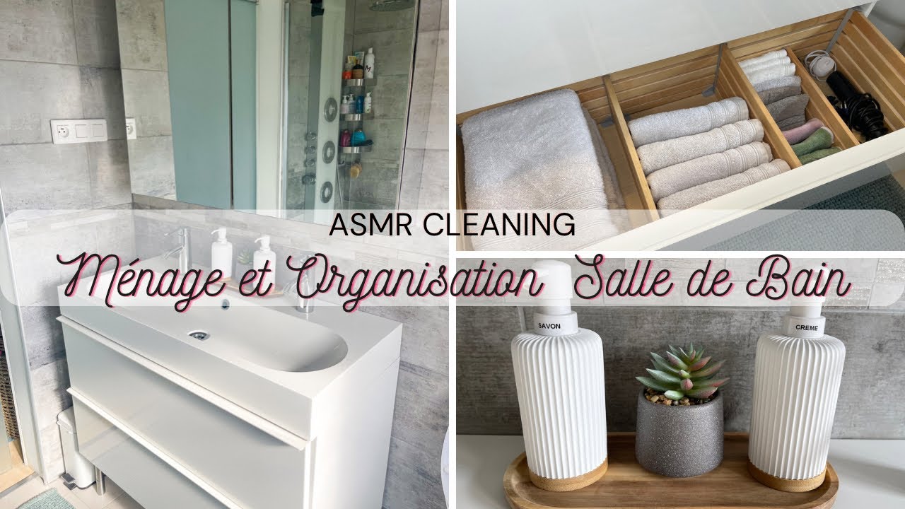 Nettoyage et Organisation Petite Salle De Bain ⎥ASMR CLEANING