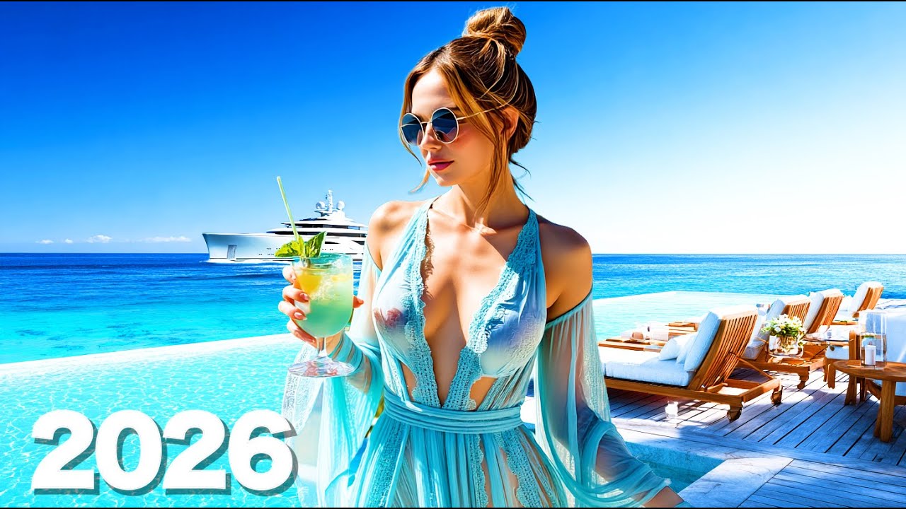 Luxury Tropical Deep House 2026 ☀️Poolside Chill & Calm Ocean Vibes