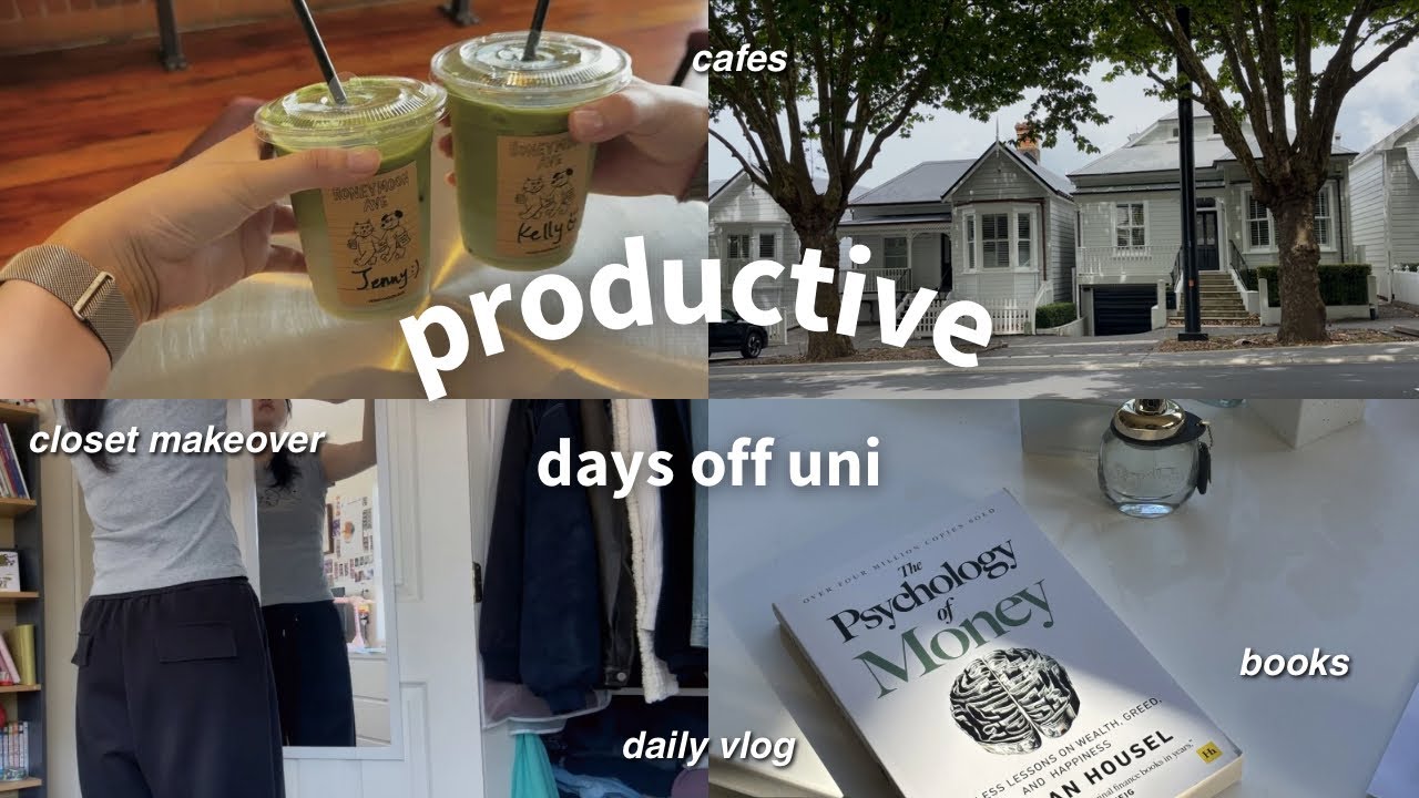 productive days off uni: motivation reset, closet organisation, new hobbies, judydoll