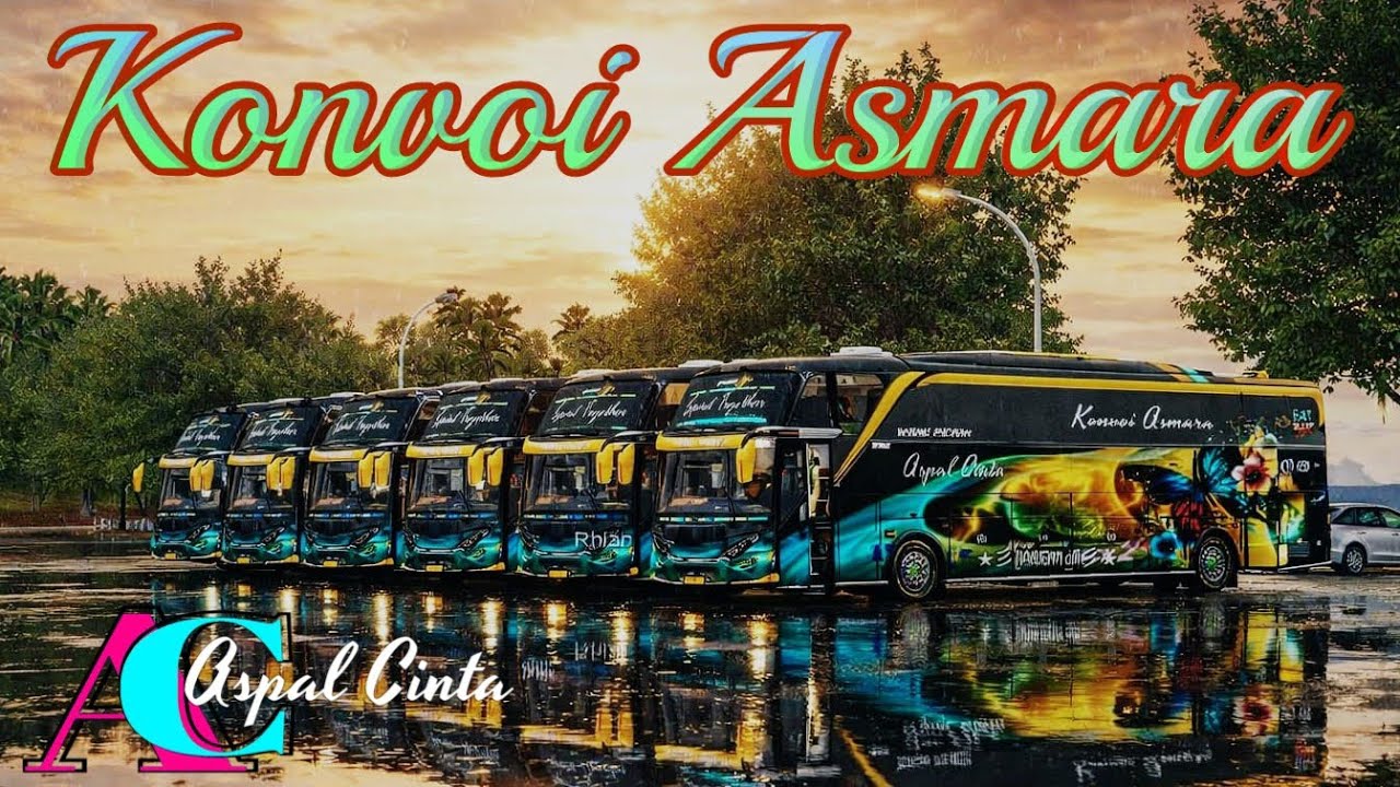 KONVOI ASMARA #fyp #bussimulatorindonesia #konvoy #mabar #fungame 