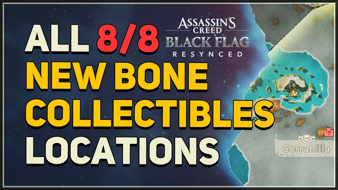New Bone &mdash; All Collectible Locations Assassin's Creed Black Flag Resynced