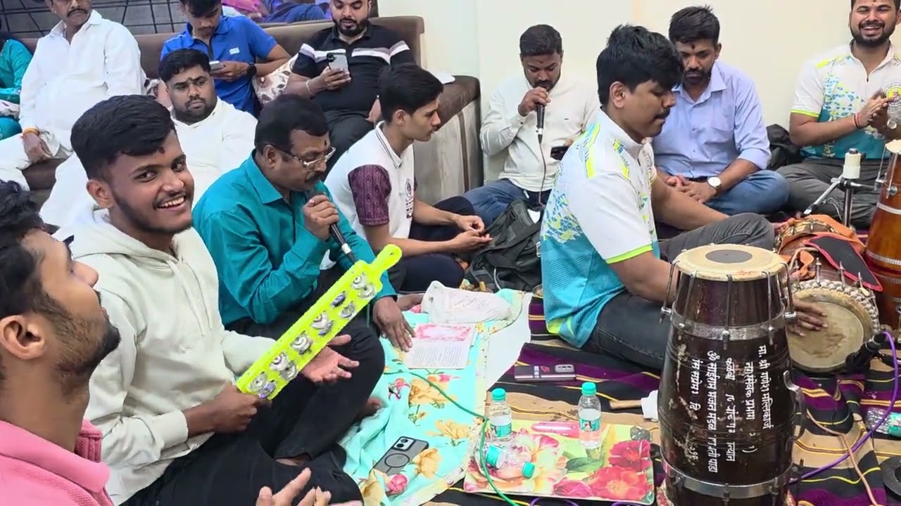 द्यावा आशीर्वाद घेतो निरोप धन्य धन्य गणेश रूप  साईराम संगीत भजन मंडळ 