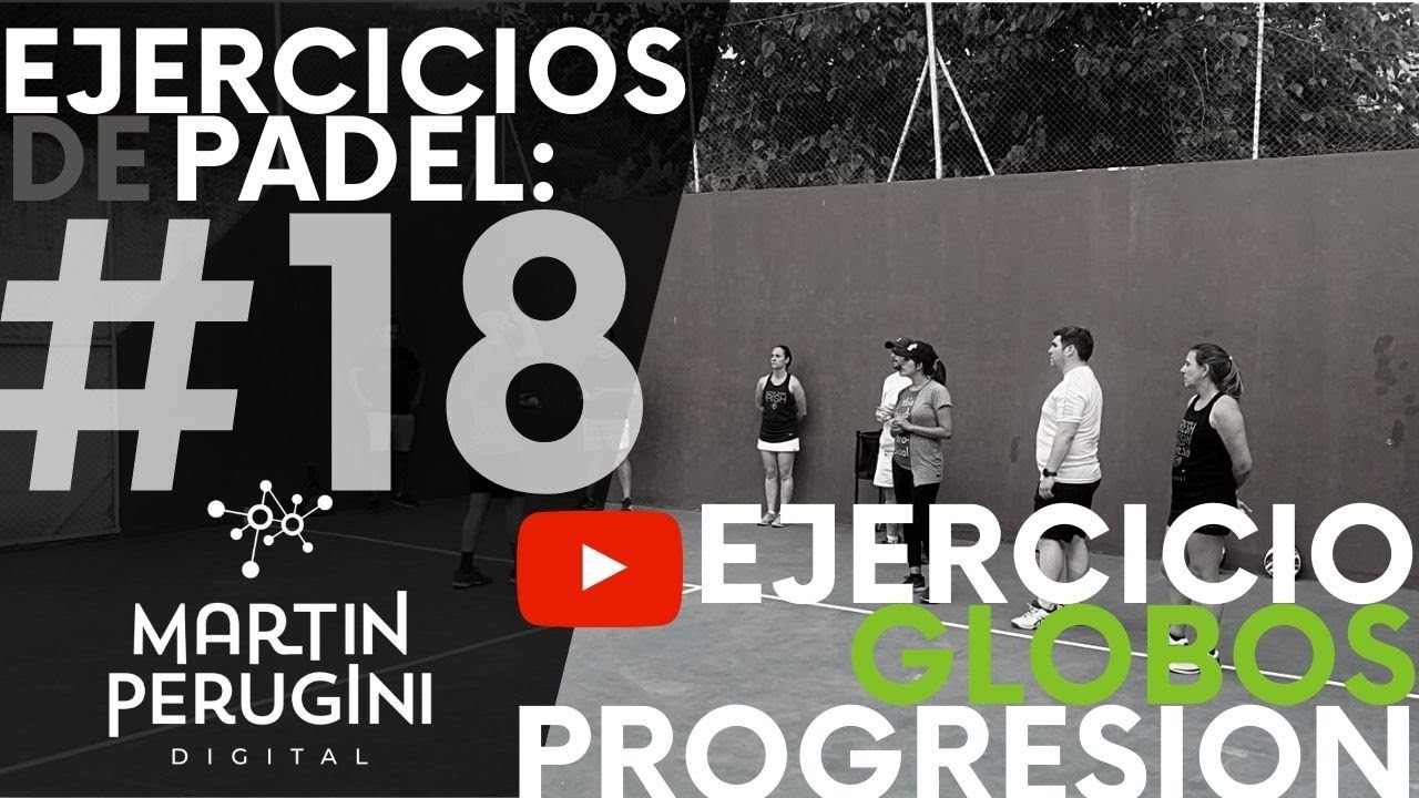 Ejercicio de Padel: Progrecion Basica del Globo. Padel 2022#padel