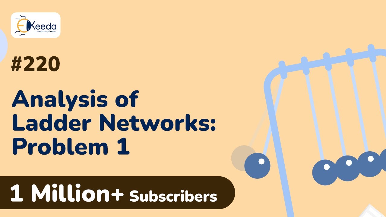 Analysis Of Ladder Networks Problem No 1 | Network Functions | Circuit Theory and Networks in EXTC