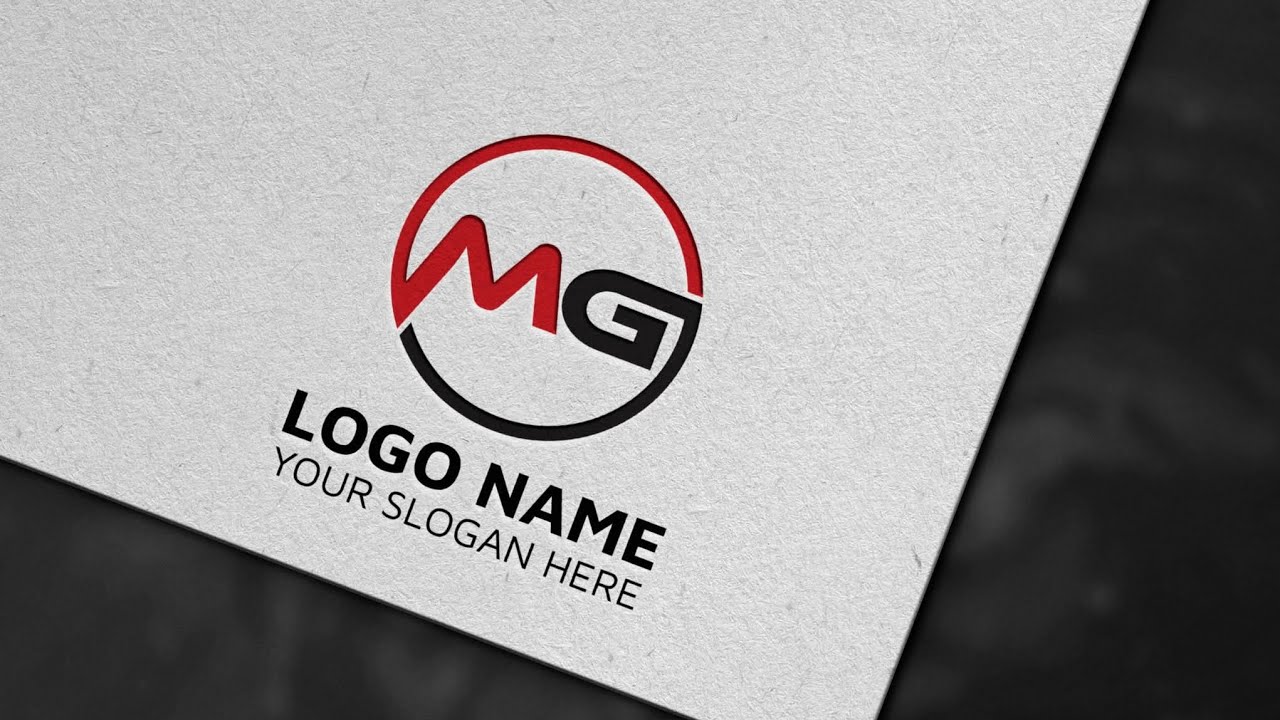 How To Create Circle MG Logo Design In Adobe Illustrator Tutorial @SumaiyaAkter12348 