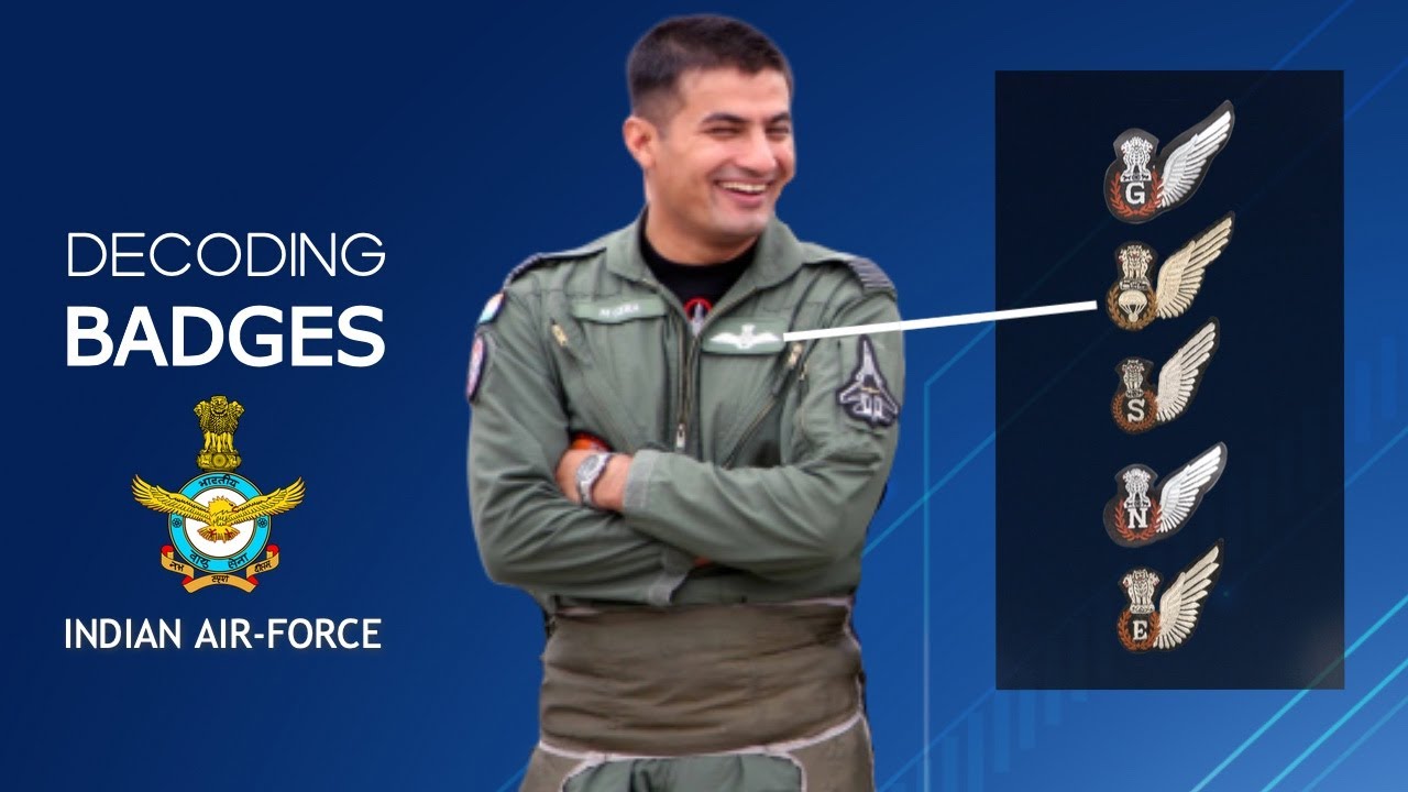 Decoding Badges of Indian Air Force Flying and Technical Ground Duty Officers
