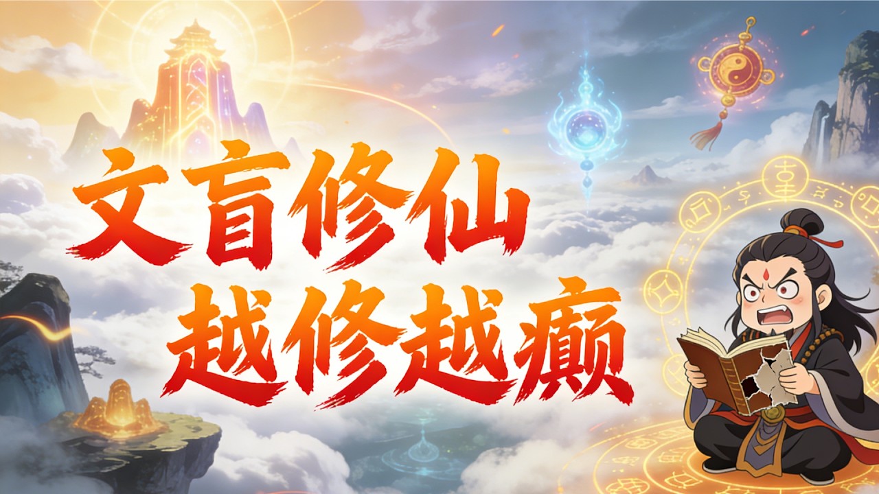 【文盲修仙，越修越癲】仙宗收徒？對不起，你文盲，不配！黃歧氣炸了！文盲吃你家大米了？修士甲:黃道友你確定丹是你這麼煉的？煉丹還要加水銀？黃歧信誓旦旦掉頭:我都煉了一百遍了錯不了。對了，這個字怎麼讀。