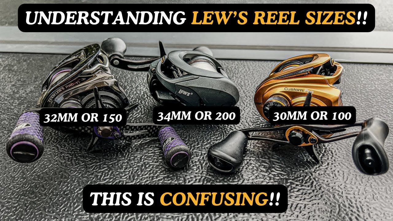 Размеры шпулек катушек Lew's Reels! Это просто запутанно!
