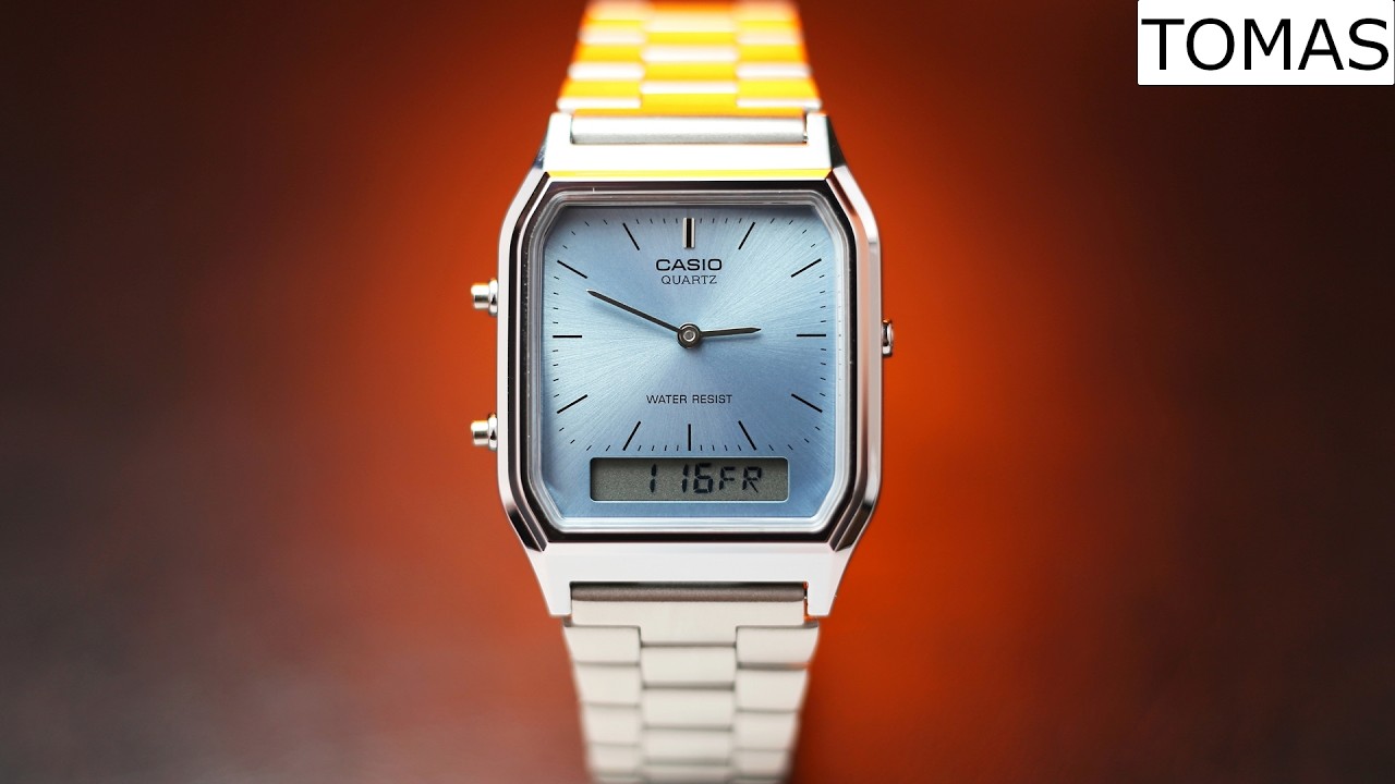 Casio AQ-230A on custom straps from AliExpress review