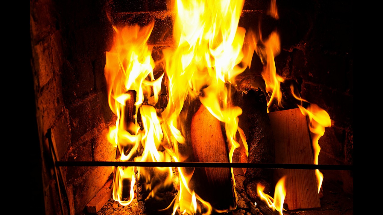 Night Palace Fireplace 🔥 Soothing Fire Ambience for Calm & Sleep